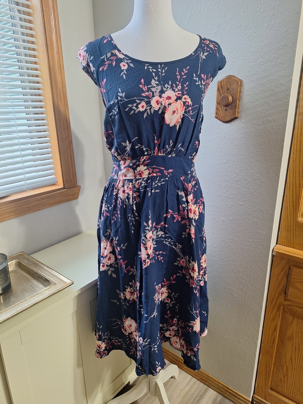 torrid Navy Floral Midi Dress